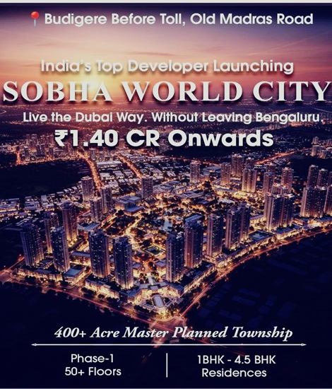 Shobha World City luxury apartments